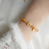 OZ Dorothy Series YE1001 Rutilated Quartz Citrine Bracelet